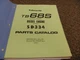 Takeuchi SD334 Diesel Engine on TB68S Excavator Parts Catalog Manual xz