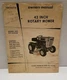 Sears 42" Rotary Mower Owners Manual ORIGINAL Model No. 917.253150 RARE