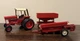 Vintage ERTL International Harvester 1586 Tractor w/ Hopper & Manure Spreader