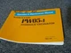 Komatsu PW05-1 Hydraulic Excavator Owner Operator & Maintenance Manual 1001-Up