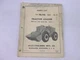 Allis Chalmers TL-14 Tractor Loader Parts List Serial No. 1525