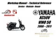 Yamaha VINO 50 XC50V  Service Repair Workshop Manual   2006 - 2011