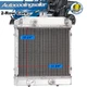 2-Row Aluminum Radiator For Artic Cat Prowler 550 700 TRV 550 450 700 0413205