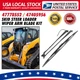 Wiper Arm Blade Kit 47778552 47405956 For CASE SV300 SR210 SR130 TV380 TR270