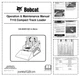 Bobcat T110 Compact Track Loader Operation and Maintenance Manual AE0H 2010 PDF