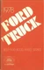 1978 Ford Heavy Truck Owners Manual Guide Book C N L CT LT NT 800 900 8000 9000