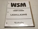 Kubota WSM Work Shop Manual Front Loader Tractor Booklets NOS LA344 LA344S
