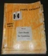 CASE INTERNATIONAL CORN HEADS FOR COMBINES PARTS BOOK MANUAL CATALOG CNU-2A