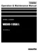 Komatsu WA500-1 USA L Wheel Loader Operators Maintenance Manual SN A20854-up