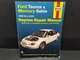 Haynes Repair Manual Ford Taurus & Mercury Sable 1996 - 2005