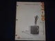 BIG JOE PPT-30 FORKLIFT PARTS OPERATOR OPERATION & MAINTENANCE MANUAL BOOK
