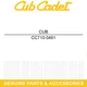 CUB CADET 710-0491 Screw .312 Dia X.50 Pro Performer 5418F 5416R 4816F 4815F
