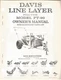 Davis Line Layer PT-90 Parts and Owner's Manual