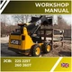 JCB 225 225T 260 260T Repair Manual - ENGLISH - Workshop Service Excavator