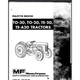 Ferguson Tractor to-30, to-20, te-20, te-a20  1973 parts book 171 pages bound