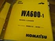 Komatsu WA600-1 Wheel Loader Shop Service Repair Manual S/N A51001-Up