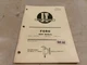 I&T SHOP SERVICE FORD SHOP MANUAL FO-31 SERIES 2000 3000 4000