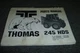 Thomas 245 HDS Skid Steer Loader Parts Catalog Manual LM000900 LM000650 441041xz
