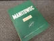 Manitowoc 4500 2000 3900 2900 4600 4100W Crane Service Repair Bulletins Manual
