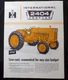 Vtg International 2404 Tractor Sales Brochure IH Wide Front Yellow