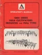1971 ALLIS-CHALMERS FIELD CULTIVATORS 1000 SERIES OPERATOR MANUAL 570786 (747)