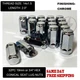 32 Chevy GMC Silverado Sierra 2500 3500 HD 14x1.5 XL Chrome Bulge Acorn Lug Nuts