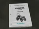 Kubota B1700E Tractor Parts Manual Exploded View Diagram Book