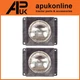 2x Headlight 4 1/2" & Rubber Mount for Case International IH 784 885 Tractor