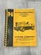 HYSTER  C 500 A Self-Propelled Pneumatic Compacter Instructions & Parts Manual