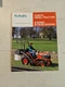1996 Kubota B-Series B1700 B2100 B2400 Diesel Tractor Dealer Sales Brochure