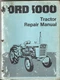 Ford 1000 Tractor Repair Manual