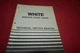 White Oliver Tractor Hercules D5000 Engine Technical Service Manual TBPA 