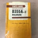 Komatsu D355A-3 PARTS MANUAL BOOK CATALOG BULLDOZER TRACTOR DOZER, PEPB01950314