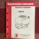 Tecumseh OHV15 Mechanics Handbook Service Repair Manual 4/93
