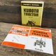 Kubota B6000E Tractor Service Parts Operators Repair Manual Owners Shop Book Set