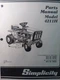Simplicity Hydrostatic 4211H Lawn Tractor & Mower Parts Manual 1690995 1691029