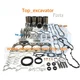 D24 Overhaul Rebuild Kit For Doosan Daewoo D24 D24NAP For Bobcat E32 E35 T450