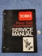 1989 TORO POWER SHIFT SNOWBLOWER Model 38500 38505 38510 38513 Service Manual