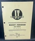 USED I&T SHOP SERVICE REPAIR MANUAL MASSEY-FERGUSON MF-33 MF230 MF235 MF245