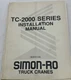SIMON-RO TC-2000 Series Installation Manual SKU Z1