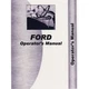 Operator's Manual fits Ford 1000