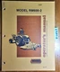 Woods RM600-2 Rotary Mower S/N 6002- Owner's Operator's Manual & Parts List 9/87