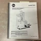 Prime Mover RRX RDX RSX PARTS MANUAL BOOK CATALOG ELECTRIC REACH FORK LIFT TRUCK