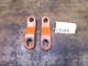 Kubota RC60-25 60 MOWER DECK FRONT LIFT HOOK STRAP SET 76538-51220  NLA