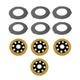 6 COUNTER + 4 FRICTION PLATES Fits JCB 540-170 540-200 550-140 550-170 JS130