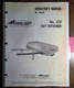 New Idea 270 Cut/Ditioner Mower Conditioner Operator & Parts Manual FM-105 11/70