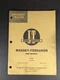 I&T Shop Service Manual Massey- Ferguson MH-6A  Model 16 (Pacer)
