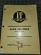 I&T AC-25 Allis Chalmers Shop Service Manual Model 160