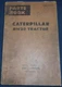 CAT CATERPILLAR DW20 TRACTOR SCRAPER PARTS BOOK MANUAL S/N 21C1-21C822