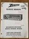 Zenith HF-45 MC6020 MC6065 Integrated Receivers Original Service Repair Manual
